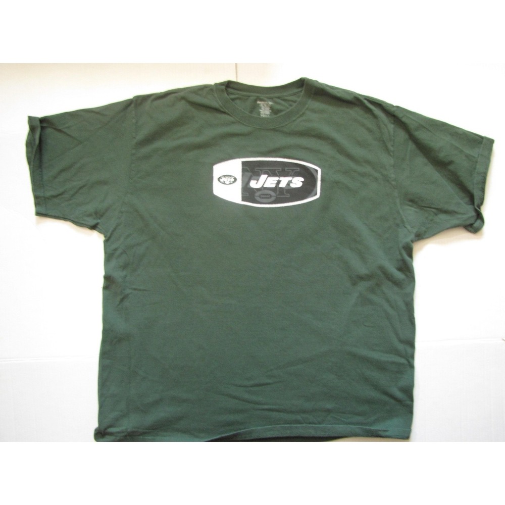 New York Jets Shirt Mens 2XL Green NFL Football Reebok Short Sleeve Tee